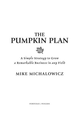 The Pumpkin Plan book cover
